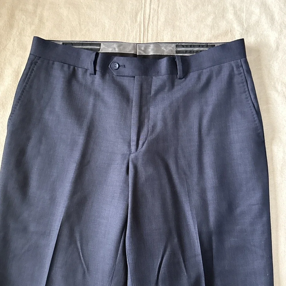 Mattarazi Uomo 2 Piece Suit Men 52R EU blue Super 150s Wool 34X29 Pants